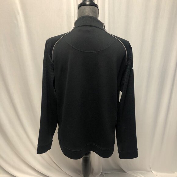 Cutter and Buck CB DryTec Jacket Mens Size XL Black Cambria Full Zip Sweatshirt - Picture 5 of 9